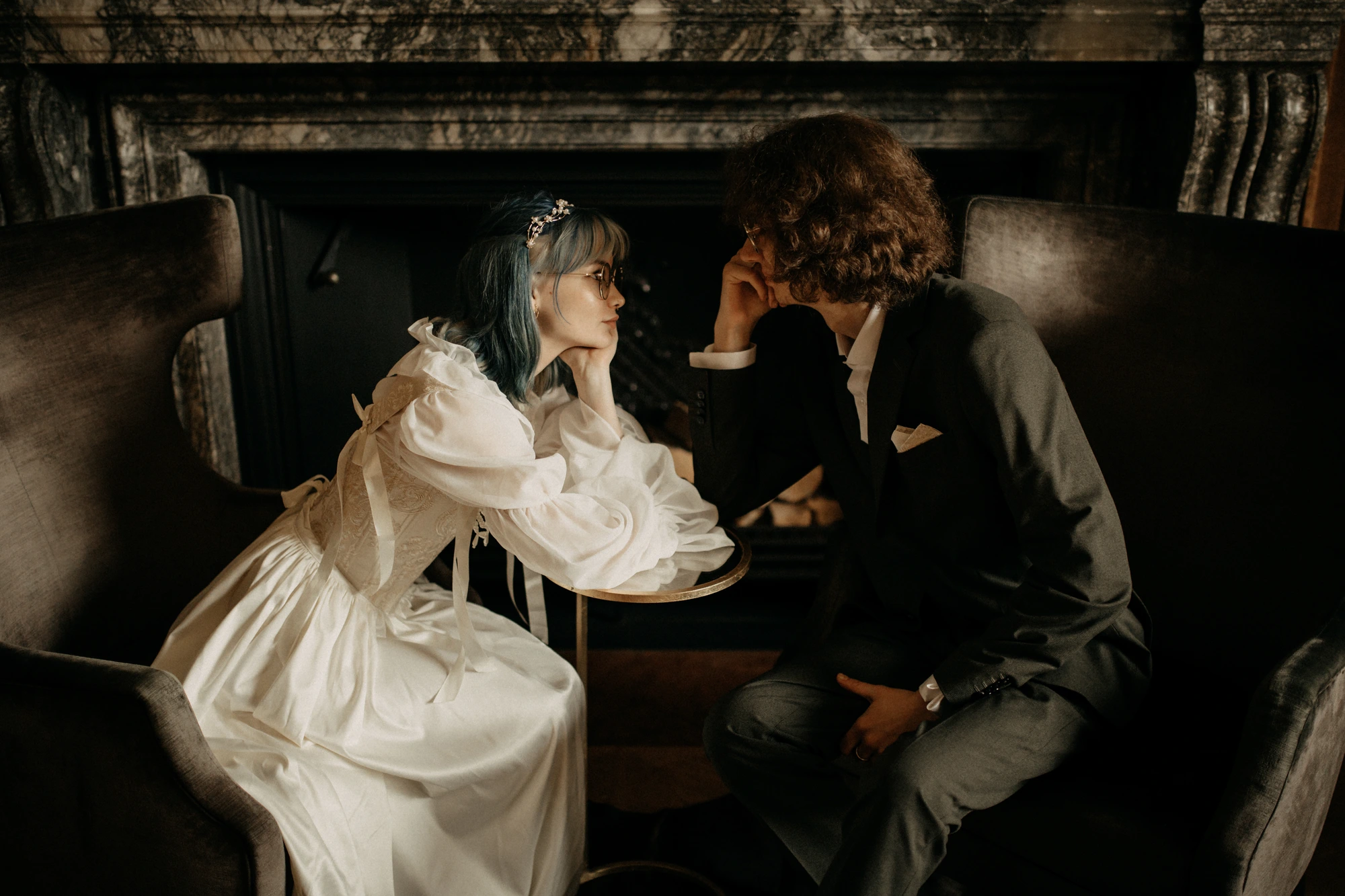 Anastazja i Sławek - sesja ślubna w Pałacu Goetz, kadr 41