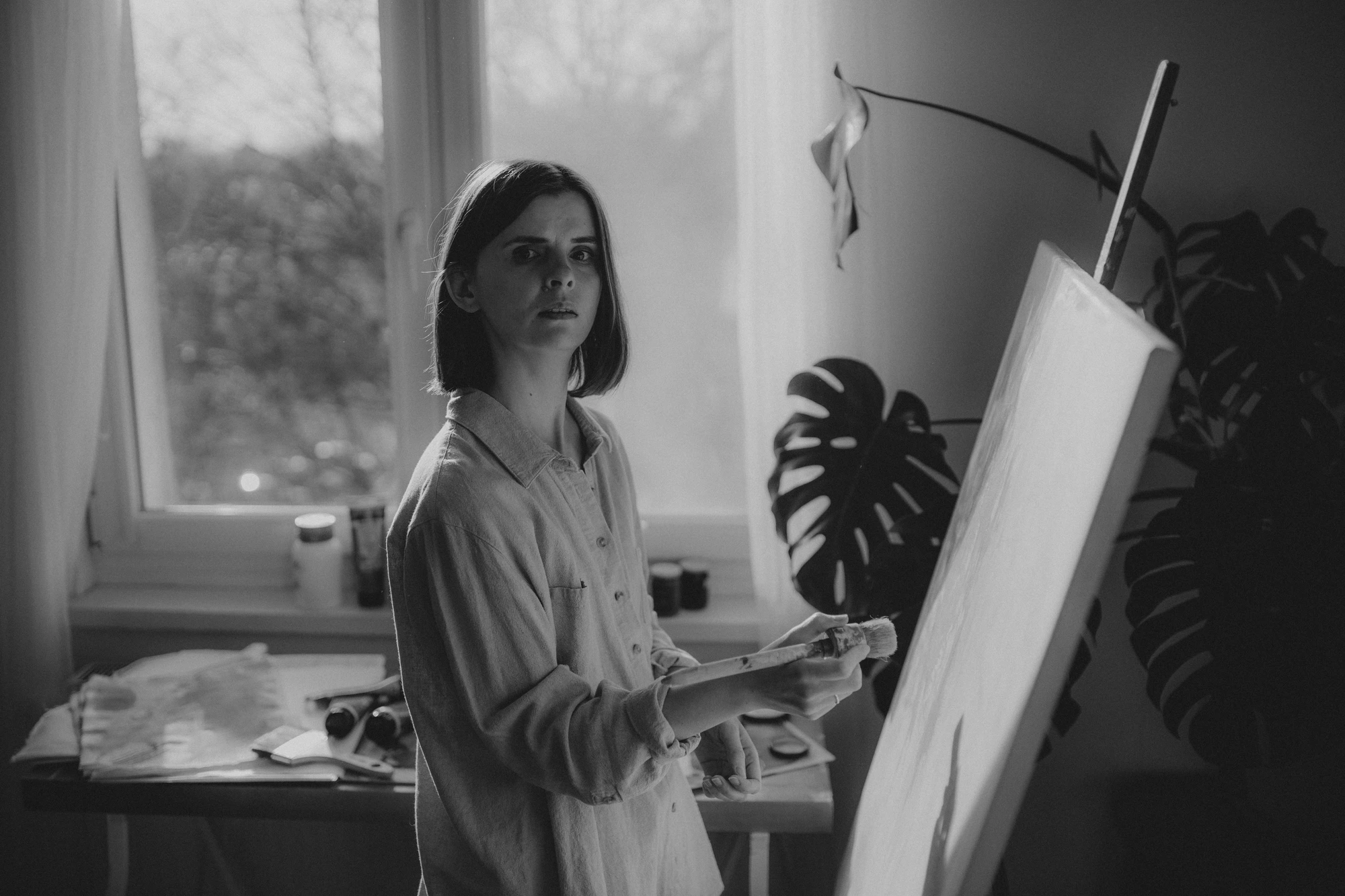 Aneta Nowak - sesja wizerunkowa malarki, kadr 21